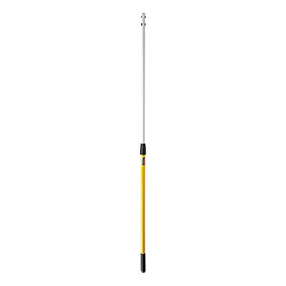 Rubbermaid Commercial Products HYGEN Quick-Connect Adjustable Extension Handle/Pole, Lightweight Cleaning Tool for Floors/Walls/Ceilings/Windows for Janitorial/Residential/Commercial/Business, Yellow