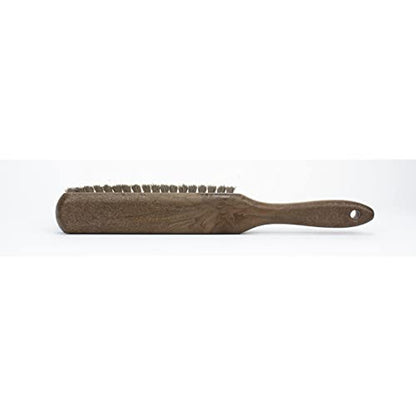 SPARTA 8 Inch Soft Counter Brush with Polyester Bristles and 5 Inch Handle, Color Coded Handheld Broom for Tables Countertops and Foodservice Surfaces, 13 Inch Overall Length, Brown, Pack of 6 - color: Brown