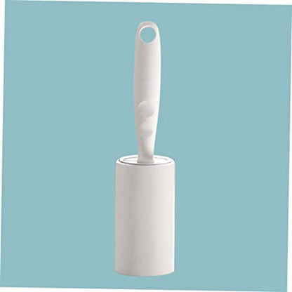 BESPORTBLE 2pcs Portable Roller Sticky Paper Set for Hair Removal Tearable Lint Roller with Sticky Replacement Paper for Clothes Pants and Furniture White