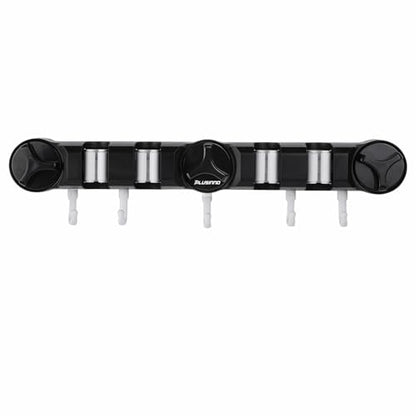 PLUSINNO Wall-Mounted Tool Racks, Broom Organizer Hooks, Self Adhesive, Heavy Duty, for Laundry Room and Garage Organization Storage