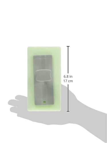 Azuma BT751 Bath Sponge Azuma Magic Bathroom Brush Spo G Grip Included, Green, Approx. 3.5 x 6.7 x 2.0 inches (9 x 17 x 5 cm)