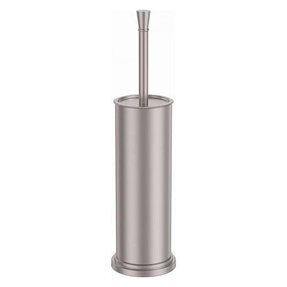 Nickel Brush and Holder，Extra Long Handled Nickel Brush for Bathroom，Stainless Steel Heavy Duty Toilet Bowl Brush,Deep Cleaning Modern Toilet Cleaner Brush -Space Saving