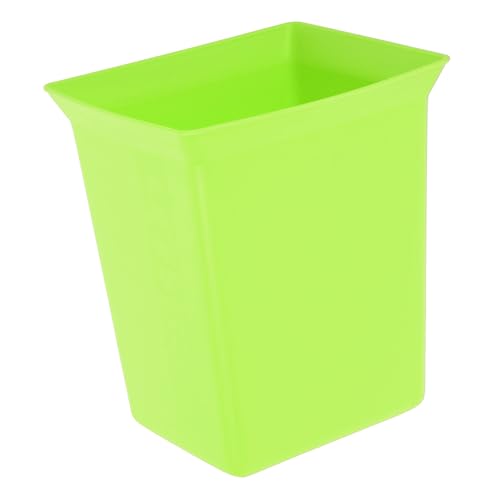 OUNONA Portable Plastic Utility Basket with Integrated Tool Bar Cleaning Supplies Organizer Bin for Hotel and Household Storage Compact Green Caddy with Large Capacity for Versatile Use - color: Light Green