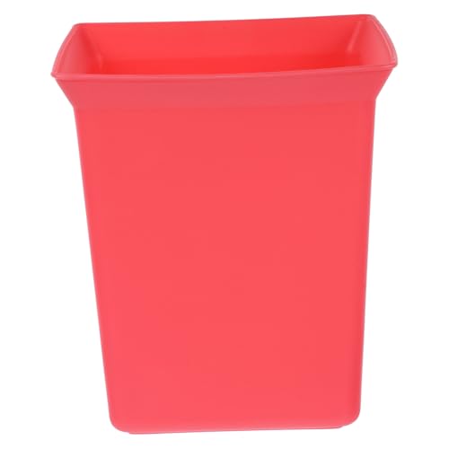 Ciieeo Cleaning Supplies Plastic Organizer Bin for Bathroom Kitchen Portable Shower Tote Built Tool Bar Stylish Red Storage for Tidy Spaces - color: Watermelon Red