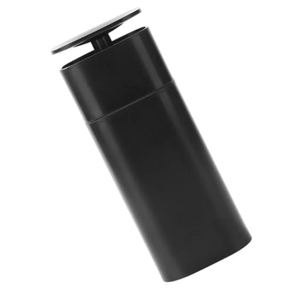 Push Down Pump Dispenser Bottle Refillable Liquid Container for Home/Travel, 2.75 x 2.75 x 7inch Leakproof Silicone Seal Design(Black) - color: Black