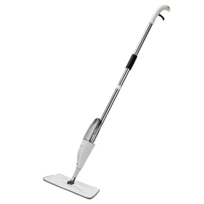 Floor Spray Mop - Reusable Fiber Cleaning System, Suitable for Tiles and Hardwood