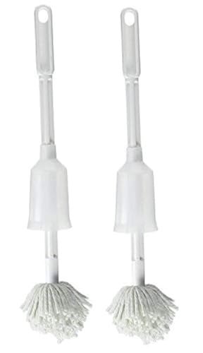 Fuller Brush Toilet Bowl Cleaner Brush – Antimicrobial Toilet Swab with Soft Non-Scratch Head, Long Handle, Deep Cleaning Under Rim (Pack of 2) - size: 2 Pack