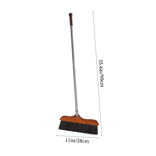 Ipetboom Long Handle Broom with Soft Bristles for Efficient Floor Cleaning for Home Office Kitchen and Garage Lightweight and Easy to Store with Creative Hanging Design
