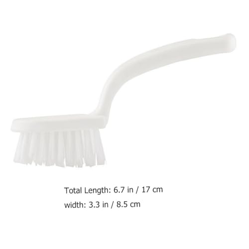 UPKOCH 5pcs Crevice Cleaning Brush Set White Household Groove Floor Window Track Seam Cleaning Tool for Narrow Spaces