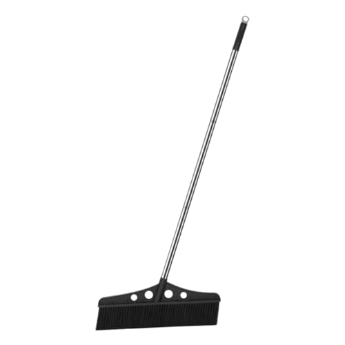 Wide Outdoor Broom Heavy Duty Stainless Steel Scrub Brush with Long Handle for Efficient Sweeping Gardens Patios and Garages Detachable Design for Versatile Cleaning