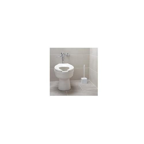 Rubbermaid Commercial Products 5" Toilet Bowl Brush Holder White Compact Design for Toilet Brush Storage for Bathroom/Professional/Janitorial Use - style: Brush Holder