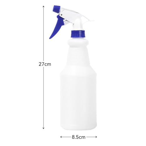 Spray Bottle Adjustable Nozzle 600 ml Lightweight Reliable Reusable Refillable for Kitchen Planting Lawn, Blue