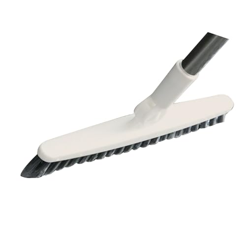 Aramox Long Handle Crevice Brush, Thoroughly Floors and Tile Grout, Effectively Remove, Easy to Hard to Corners and Drains, with Sturdy Plastic, for Bathrooms Kitchens and Toilets (Beige 120cm) - size: Beige 120cm
