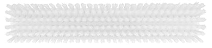 Vikan 31755 16" Heavy-Duty Push Broom, Soft/Stiff, White - color: White