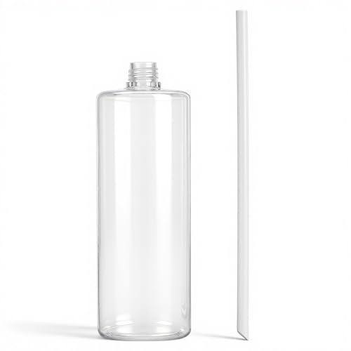Updated Soap Dispenser Bottle for Kitchen Sink Replacement 500 ML/17 oz Under Sink Soap Dispenser Bottle with Straw Suitable for Dishwashing Liquid Hand Lotion