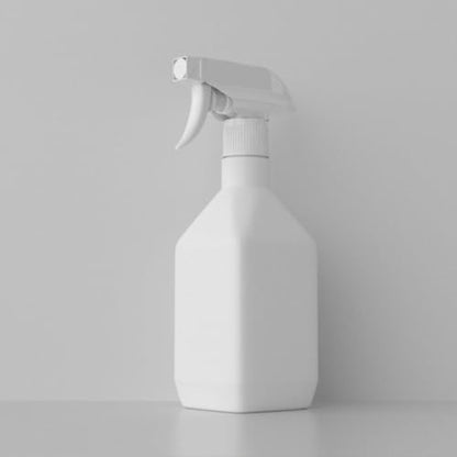 2pcs 500ml Refillable Spray Bottles Press Trigger, Plastic Square Shoulder Mist Sprayers for Household Cleaning, Plant Watering, Beauty and Hair Dressing Use