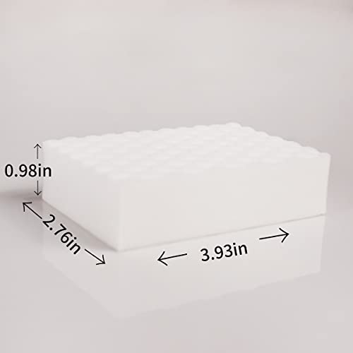 Magic Sponges Eraser,10 Pack Melamine Sponge in Bulk,2X Density,Long Lasting,Cleaning Sponge for Kitchen, Bathroom,Bathtub, Sink,Furniture, Wall Cleaner (White, 3.93x2.76x0.98in) - color: White, size: 3.93x2.76x0.98in