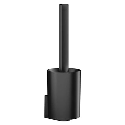 hansgrohe WallStoris Modern Toilet Brush Holder in Matte Black, 27927670 - color: Matte Black