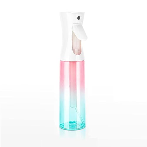 Spray Bottle for Hair (10.15OZ /300ML) Continuous Ultra Fine Mist Sprayer for Hair, Salons, Barber, Plants, Skin Care, Cleaning Red Blue Gradient - color: Gradient Red Blue, size: 300ml-1 Pack