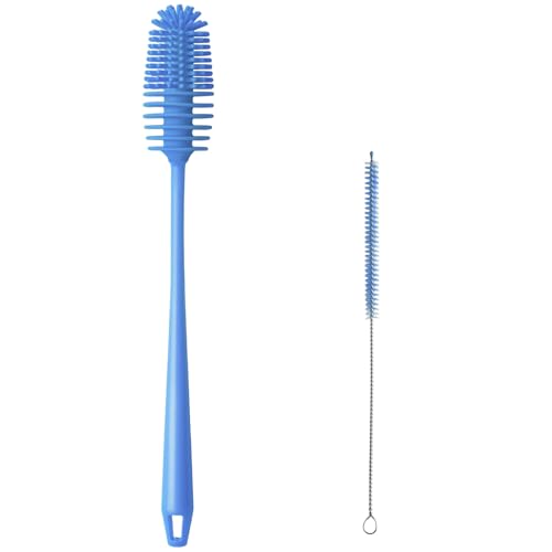 2 in1 Water Bottle Brush with Straw Brush, Cleaning Brush Set