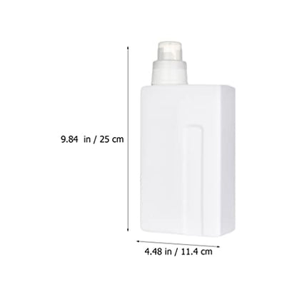 Healeved 2pcs Leakproof Empty Bottles Refillable Laundry Detergent Holders Capacity for Home Use Convenient and Portable for Liquid Storage