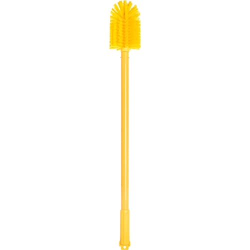 SPARTA Industrial Tank Brush Pipe Brush, Drain Brush with Handle for Commercial Kitchens, Polyester, 30 Inches, Yellow