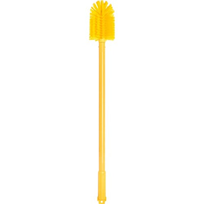 SPARTA Industrial Tank Brush Pipe Brush, Drain Brush with Handle for Commercial Kitchens, Polyester, 30 Inches, Yellow