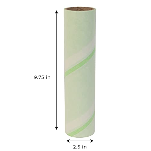 Smart Design Mega Floor Lint Roller Refill - Set of 2 (100 Sheets Total) - Easy-Peel Angled 10 inch Large Adhesive Sticky Sheets - Cleaning, Carpet, Car, Clothes, Dog Cat Fur, and Pet Hair Remover - size: 1 Count (Pack of 1)