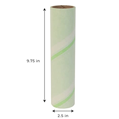 Smart Design Mega Floor Lint Roller Refill - Set of 2 (100 Sheets Total) - Easy-Peel Angled 10 inch Large Adhesive Sticky Sheets - Cleaning, Carpet, Car, Clothes, Dog Cat Fur, and Pet Hair Remover - size: 1 Count (Pack of 1)