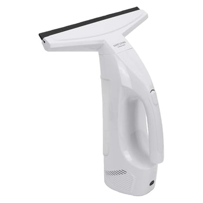 Fockety Window Vacuum Squeegee, Electric Window Cleaner Handheld Car Glass Cleaner,Shower Squeegee with 100ml Water Tank for Shower Doors Mirrors Glass and Car (White) - color: White