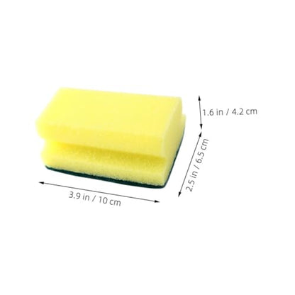 LIFKOME 10pcs Scrub Pads Non-Scratch Sponge Cleaning Pads for Kitchen and Dish Washing Versatile for Utensils Pots Tableware Cleaning
