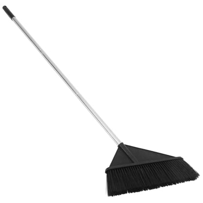 ABOOFAN Heavy Duty Outdoor Push Broom with Long Handle, Stiff Bristle Scrub Broom for Patio, Garage, Garden Sweeping, Sturdy Concrete Sweeper for Home and Commercial Use