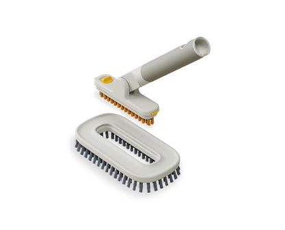 Joseph Joseph CleanTech 2-in-1 Tile and Tub Scrubber and Grout Cleaning Brush with V-Shaped Bristles - style: Tile Scrubber