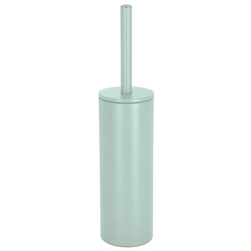 Spirella Bath Brush with Stainless Steel Akira, Metal, Green Matt, 40 x 9.5 x 9.5 cm - color: Green Matt