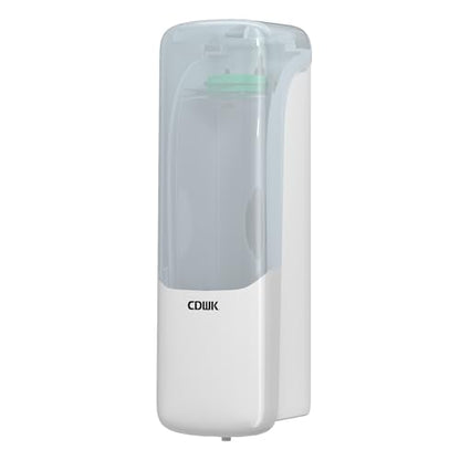 Wall-Mounted Shower Soap Dispenser,Shampoo and Conditioner Dispenser, 300ml, No Drill Refillable Shampoo Dispener for Bathroom,Kitchen,Hotel and Airbnb, White - color: White