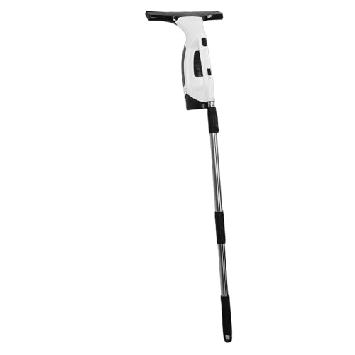 Garosa Cordless Window Vacuum Cleaner, 11 Inch Silicone Vane/Wing with 1.2KPa Suction Power for StreakFree Cleaning on Mirrors and Shower Glass