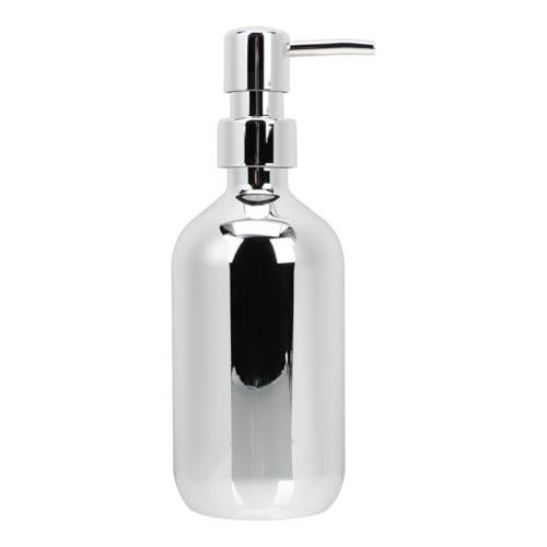 Ipetboom Shampoo Dispenser Bottle - 500ml/17oz Press-Type Refillable Plastic Container for Shower Lotion Conditioner Bathroom Use Leak-Proof Portable Lotion Dispenser Pump Bottle Convenient