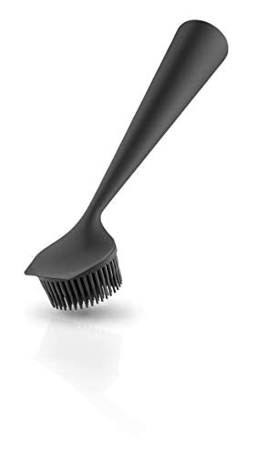 EVA SOLO | Dishbrush Silicone | Robust Washing-up Brush with a Practical & Effective Kitchen Scrubber Edge | Multipurpose Cleaning Brush | Danish Design, Functionality & Quality | Black - color: Black