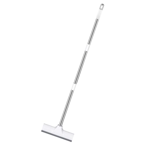 Homoyoyo Floor Scrubbing Brush with Extendable Long Handle for Bathroom and Tile Cleaning Stiff Bristle Household Scrubber for Floors Walls Bathtub and Tough Stain Removal Suitable for Wet