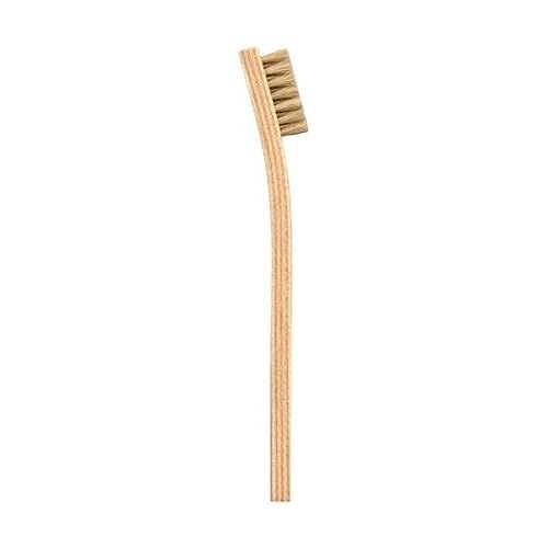 MG Chemicals - 852 Non-Abrasive Cleaning Brush with 7-3/4" Wood Handle, Hog Hair Bristles, 1-3/8" Length x 7/16" Width
