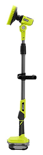 RYOBI ONEAND 18V Cordless TELESCOPING Power Scrubber Tool ONLY P4500 | Battery and Charger Sold Separately