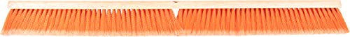 SPARTA Flo-Pac Flagged Sweep Floor Broom for Cleaning, 36 Inches, Orange