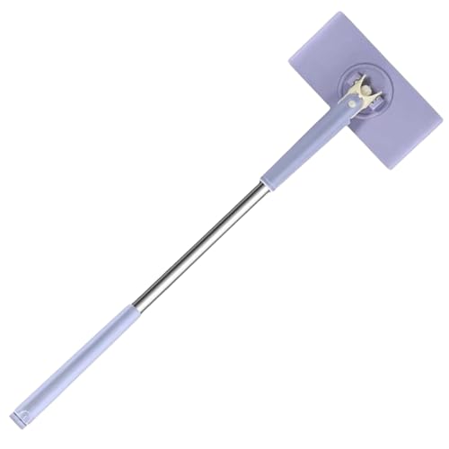 Zero S nap Grip Mini Mops, Retractable Ga p Dust Cleaner Flat Mops with 360° Rotating Head & Sweeping Cloths for Gaps & Multi- for Kitchen Bathroom Car Floor Home - color: Purple-l