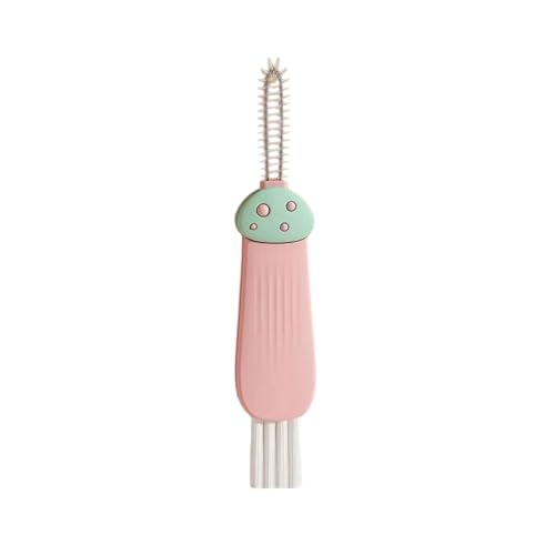 Creative Bendable Bottle Brush Cup Lid Multipurpose Scrubber for Narrow Spaces Home Kitchen Tool