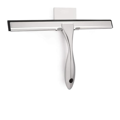 All Purpose Shower Squeegee for Doors Bathroom Window and Car Glass-Stainless Steel 10 Inches Cleaning