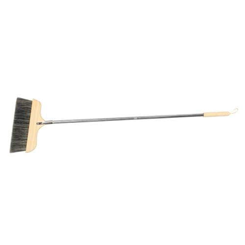 Cabilock Soft Bristle Broom with Handle Long Handle Floor Brush for Home Kitchen Outdoor Cleaning Static Bristles for Sweeping Pet and Dirt Hardwood and Carpet Floors