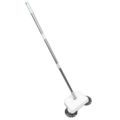 VINGVO Carpet Sweeper, Manual Sweeper Floor Cleaner Sweeping Mopping Machine Manual Carpet Sweeper Multi Purpose Hand Push Sweeper for Office Low Carpets Rugs Undercoat Carpets Pet Hair