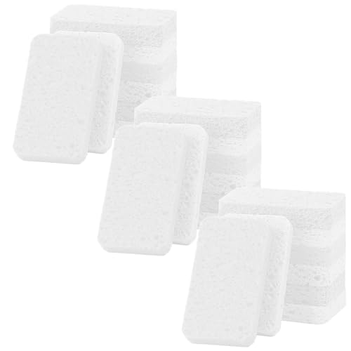 24 - Pack Non-Scratch Scrub Sponges - Sponges for Dishes and Washing Dishes, Cleaning Sponges for Kitchen Home and More（White） - color: White, size: 24 - Pack