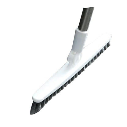 Aramox Long Handle Crevice Brush, Thoroughly Floors and Tile Grout, Effectively Remove, Easy to Hard to Corners and Drains, with Sturdy Plastic, for Bathrooms Kitchens and Toilets (White 88.5cm) - size: White 88.5cm