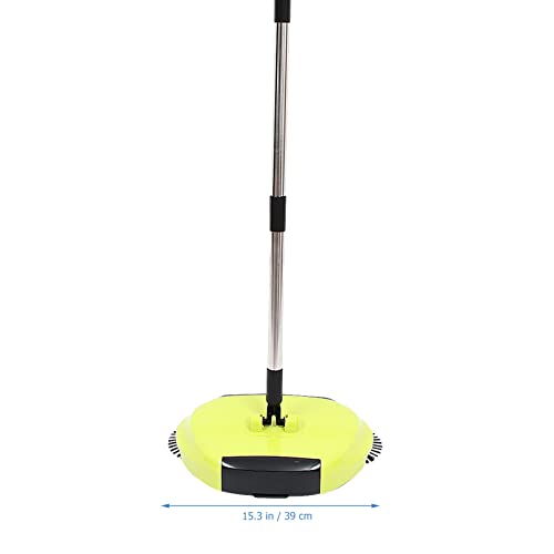 Manual Carpet Sweeper Mini Hand Push Sweeper 3 in 1 Household Cleaning Lazy Dustpan Trash 0¡ã Rotating Floor Cleaning Mop (Random Color)